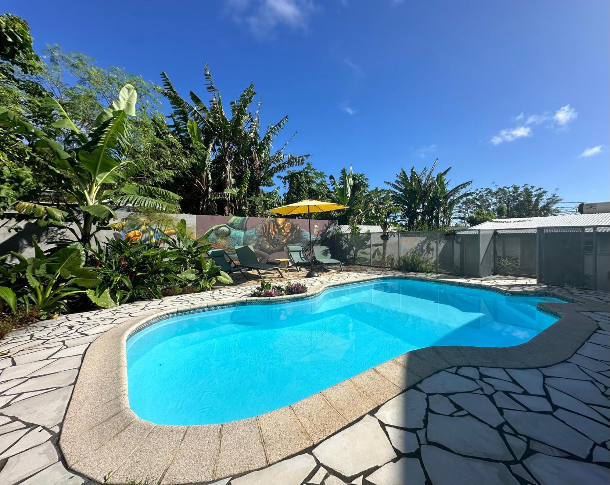 Lendormi - Maison Avec Piscine - Sainte Rose Bagian luar foto